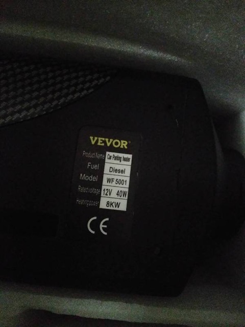Vevor Diesel Car Parking Heater WF5001